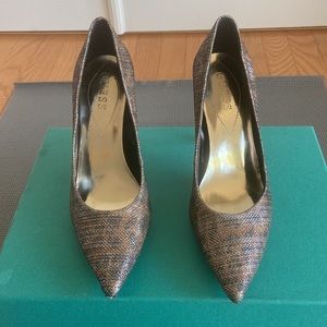 Guess Sparkly Metallic Stiletto Shoes